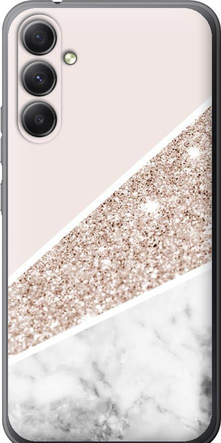 Чехол на Samsung Galaxy A34 A346E Пастельный мрамор (4342u-2936-42517)