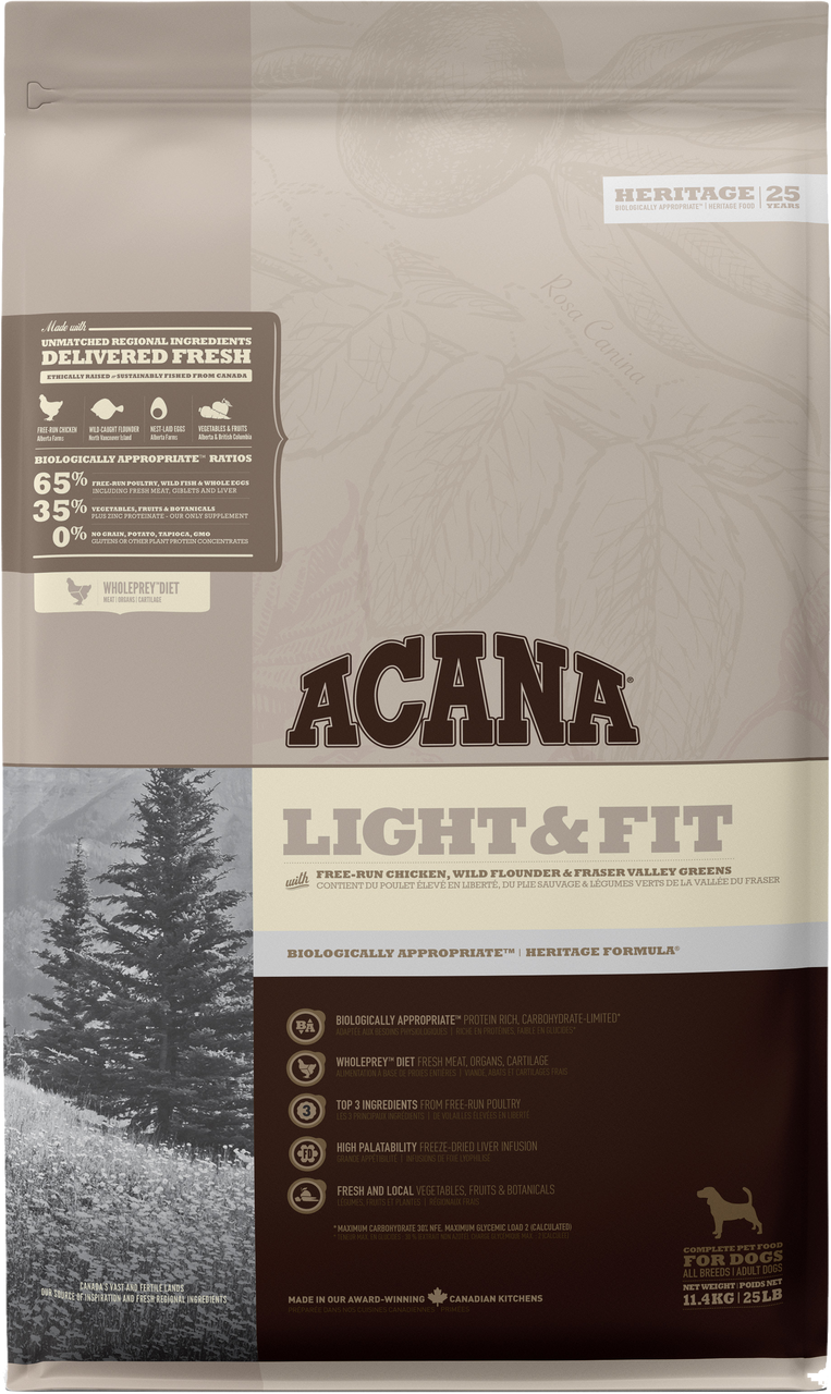 Корм беззерновой Acana Light&Fit для собак с лишним весом 11,4 кг (26437)