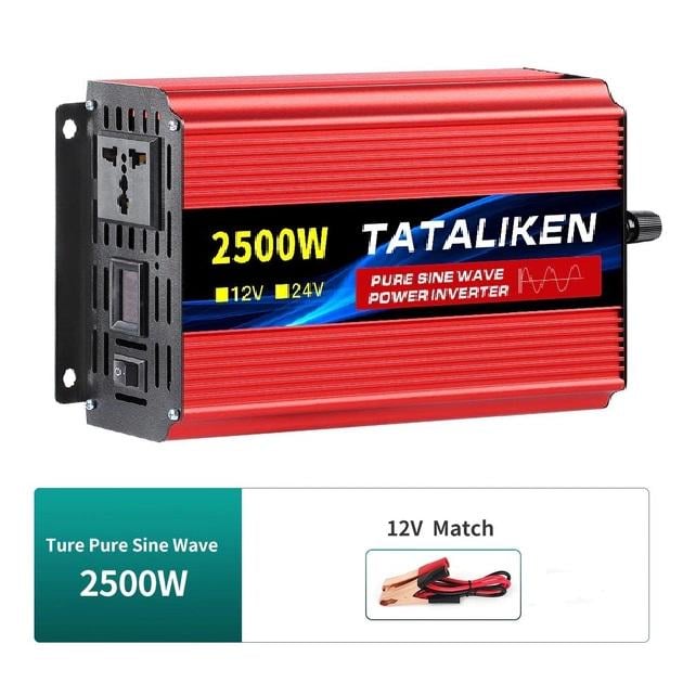 Інвертор Tataliken 2500 Вт з чистою синусоїдою (12597028) - фото 3 Інвертор Tataliken 2500 Вт з чистою синусоїдою (12597028) - фото 3