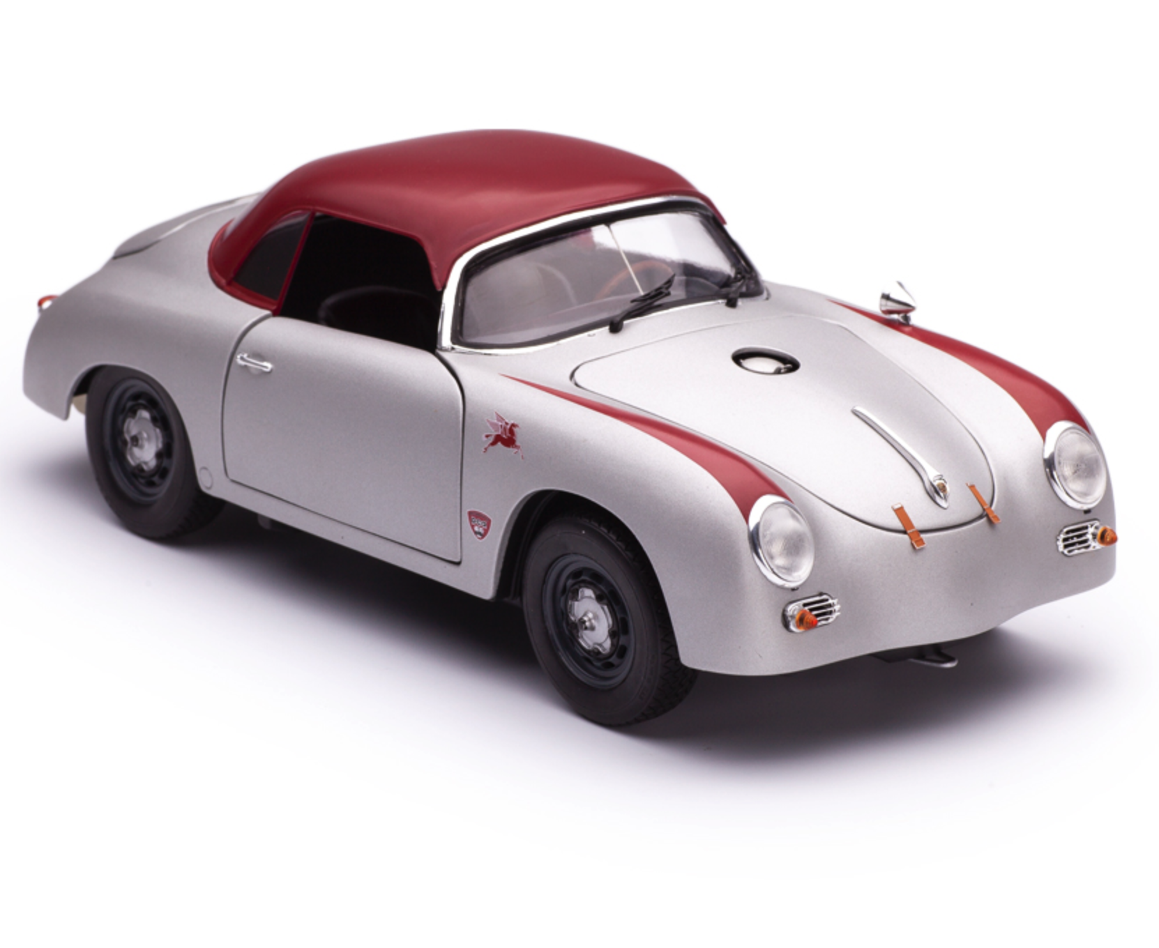 Модель автомобіля Schuco 1:18 Porsche 356 Speedster Hard Top Outlaw 1952 Silver (450031700)
