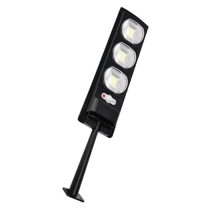 Консольный светильник Horoz Electric LED 30W 6400K IP65 COMPACT-30 с фотосенсором на солнечной панели (32190-1)