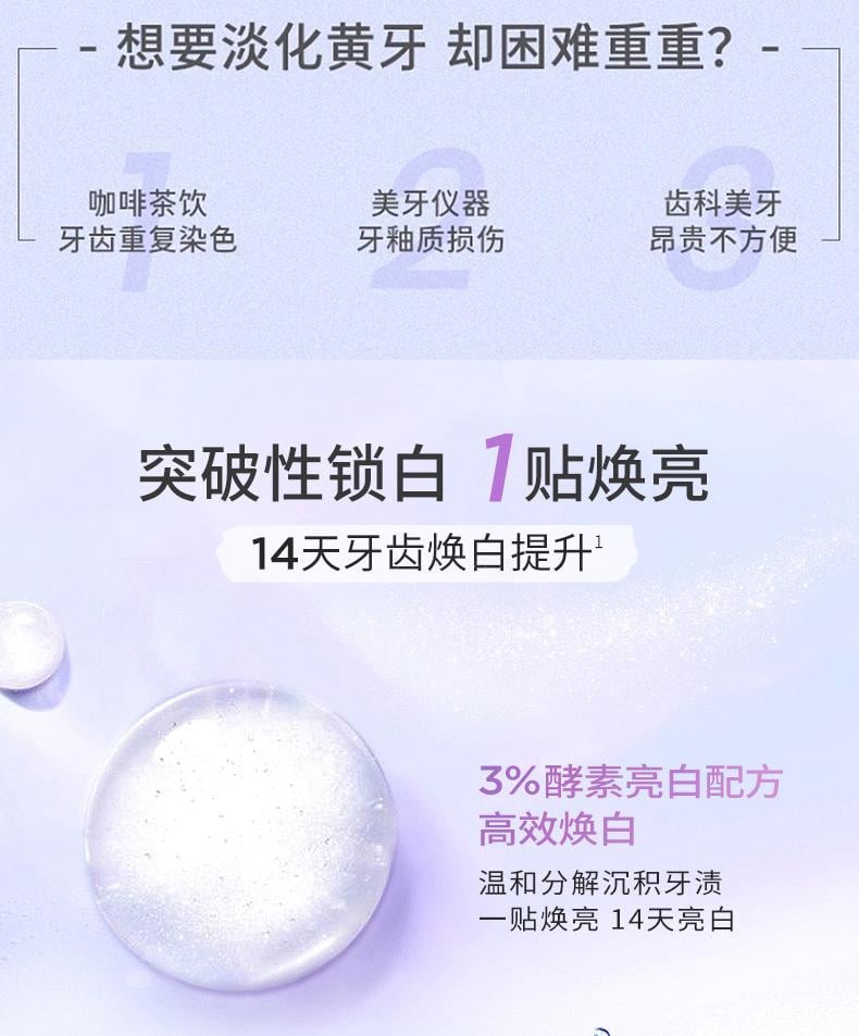 Отбеливающие полоски для зубов 9D WHITE Teeth Whitening Strips от зубного налета 1 пара (0150200) - фото 12