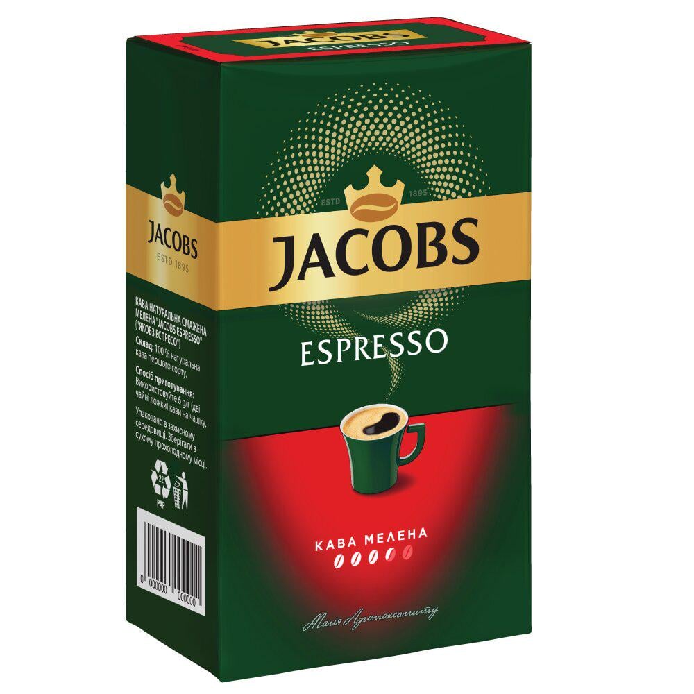 Кава мелена Jacobs Monarch Espresso 450 г (j10000505)
