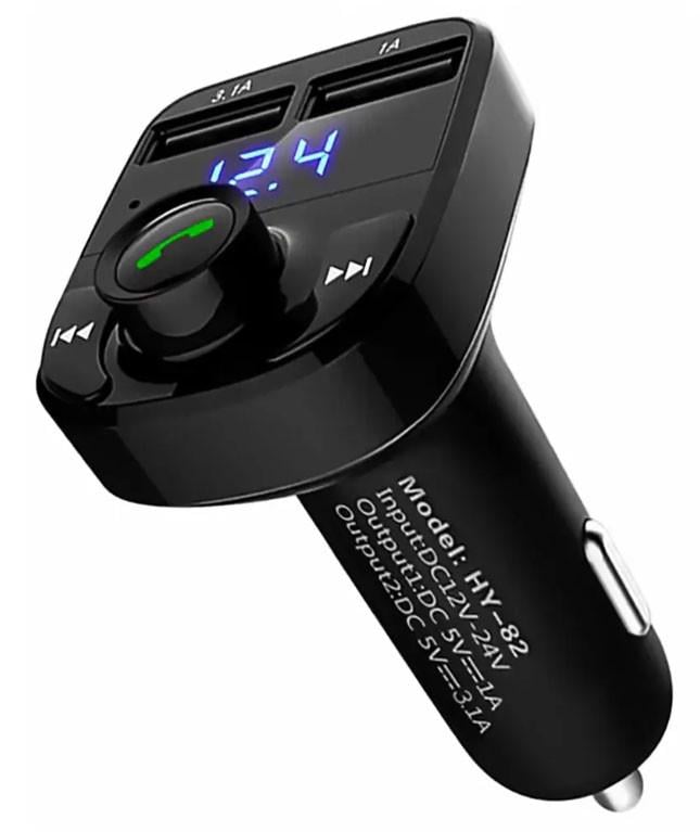 FM-трансмітер автомобільний X8 Bluetooth A2DP/V4.2+EDR MP3 плеєр USB (1973485328) - фото 3 FM-трансмітер автомобільний X8 Bluetooth A2DP/V4.2+EDR MP3 плеєр USB (1973485328) - фото 3