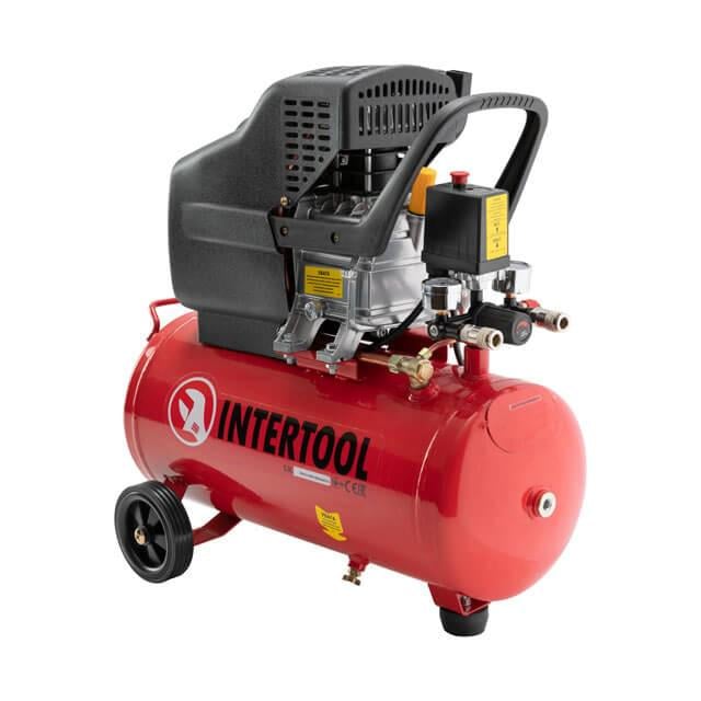 Компрессор Intertool PT-0009 24 л 1,5 кВт 220 В 8 атм 206 л/мин. (111282) - фото 2
