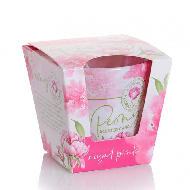 Свеча ароматическая Flora Peony Royal Pink (28750)
