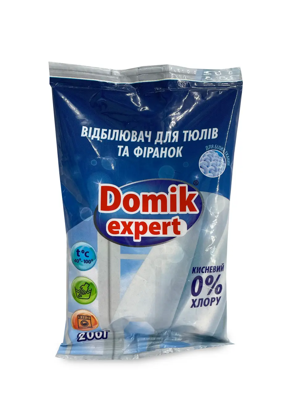 Отбеливатель для тюлей и занавесок Domik Expert 200 г
