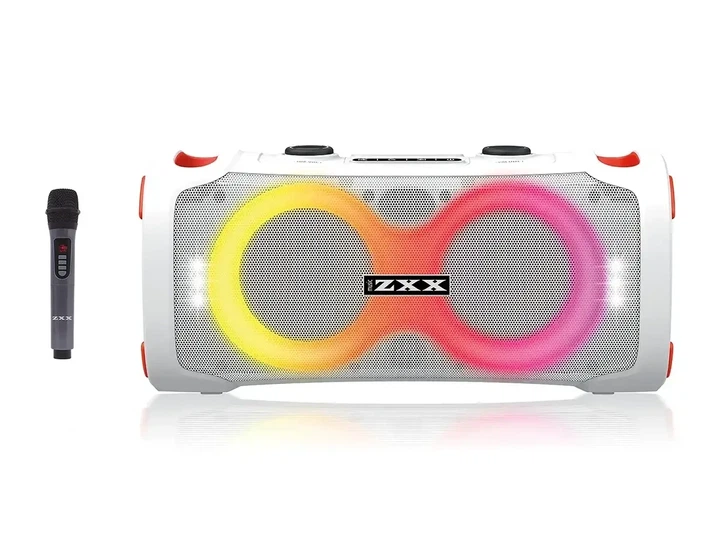 Портативная колонка для караоке ZXX-8082 Bluetooth TWS FM USB TF AUX LED-подсветка с микрофоном 60 Вт 2x6,5 (33146439)
