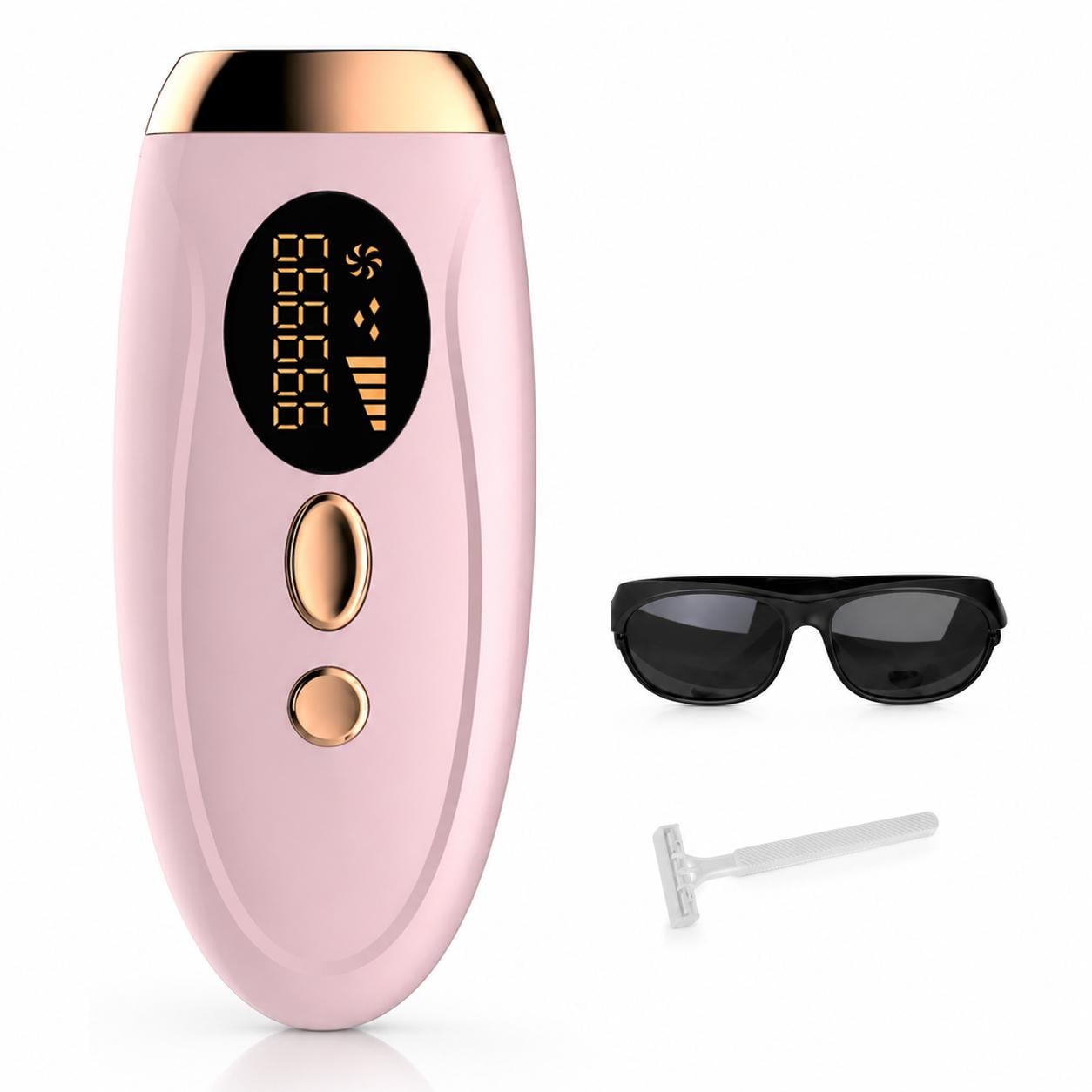 Фотоэпилятор домашний LPL Hair Removal Device 5 уровней интенсивности Розовый (ipl2)