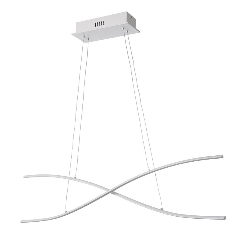 Люстра светодиодная подвесная Brille BL-372S/48 W WH led для натяжного потолка