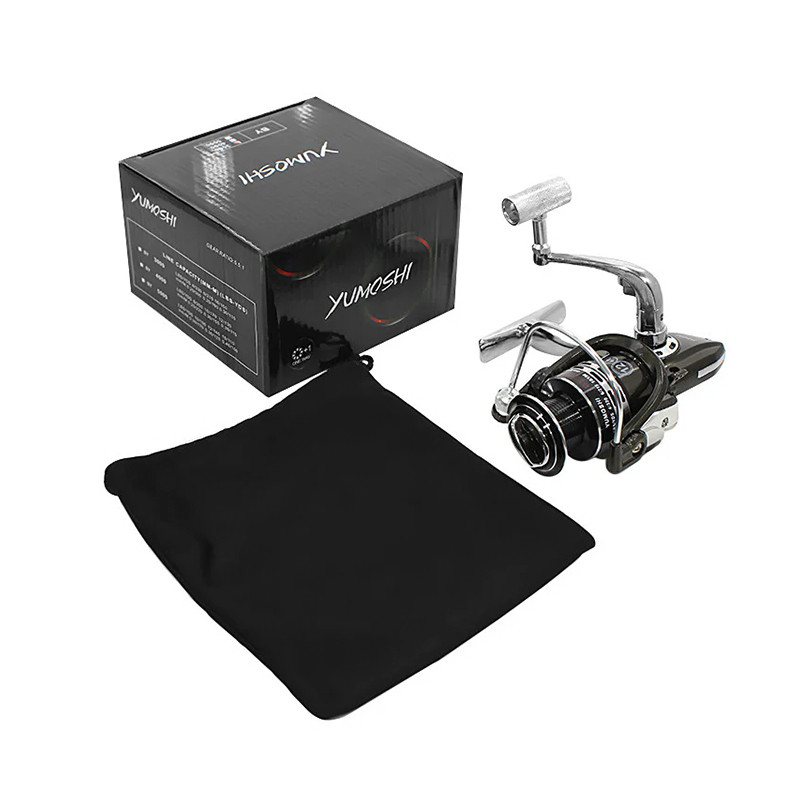 Катушка безынерционная рыболовная Yumoshi BY 1000 Black - фото 2 Катушка безынерционная рыболовная Yumoshi BY 1000 Black - фото 2