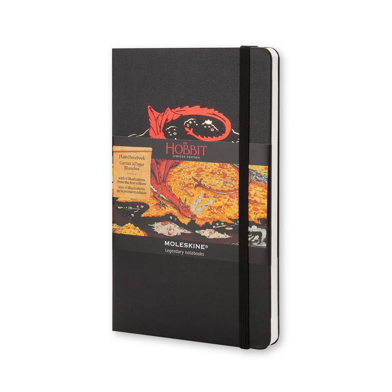 Блокнот Moleskine Limited Hobbit средний 240 страниц нелинованный 13х21 см Черный
