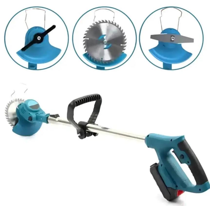 Газонокосилка электрическая с 2 аккумуляторами 2000 мАч Синий (2104618657) - фото 11 Газонокосилка электрическая с 2 аккумуляторами 2000 мАч Синий (2104618657) - фото 11