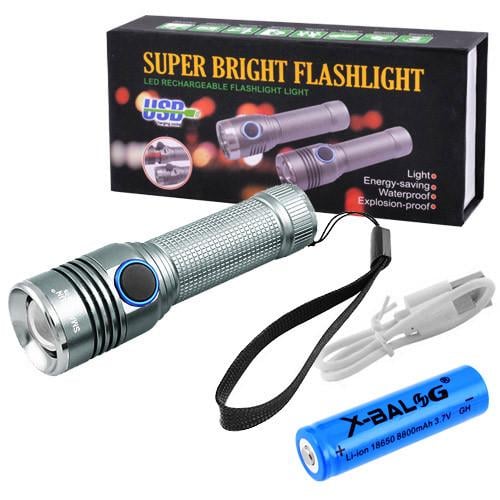 Фонарь Small Sun R842-T6 1х18650 Zoom ЗУ microUSB Box (2245502035)