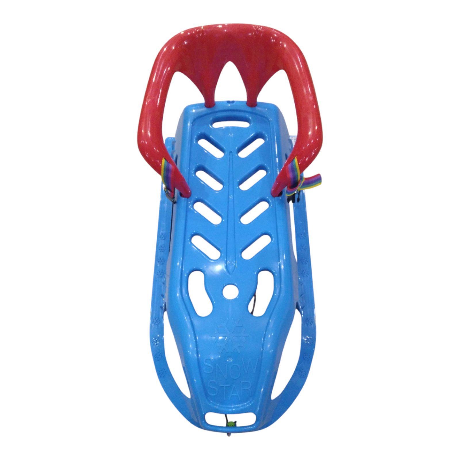 Санки-дитячі зі спинкою Marmat Snow Star Синій (11119) - фото 2