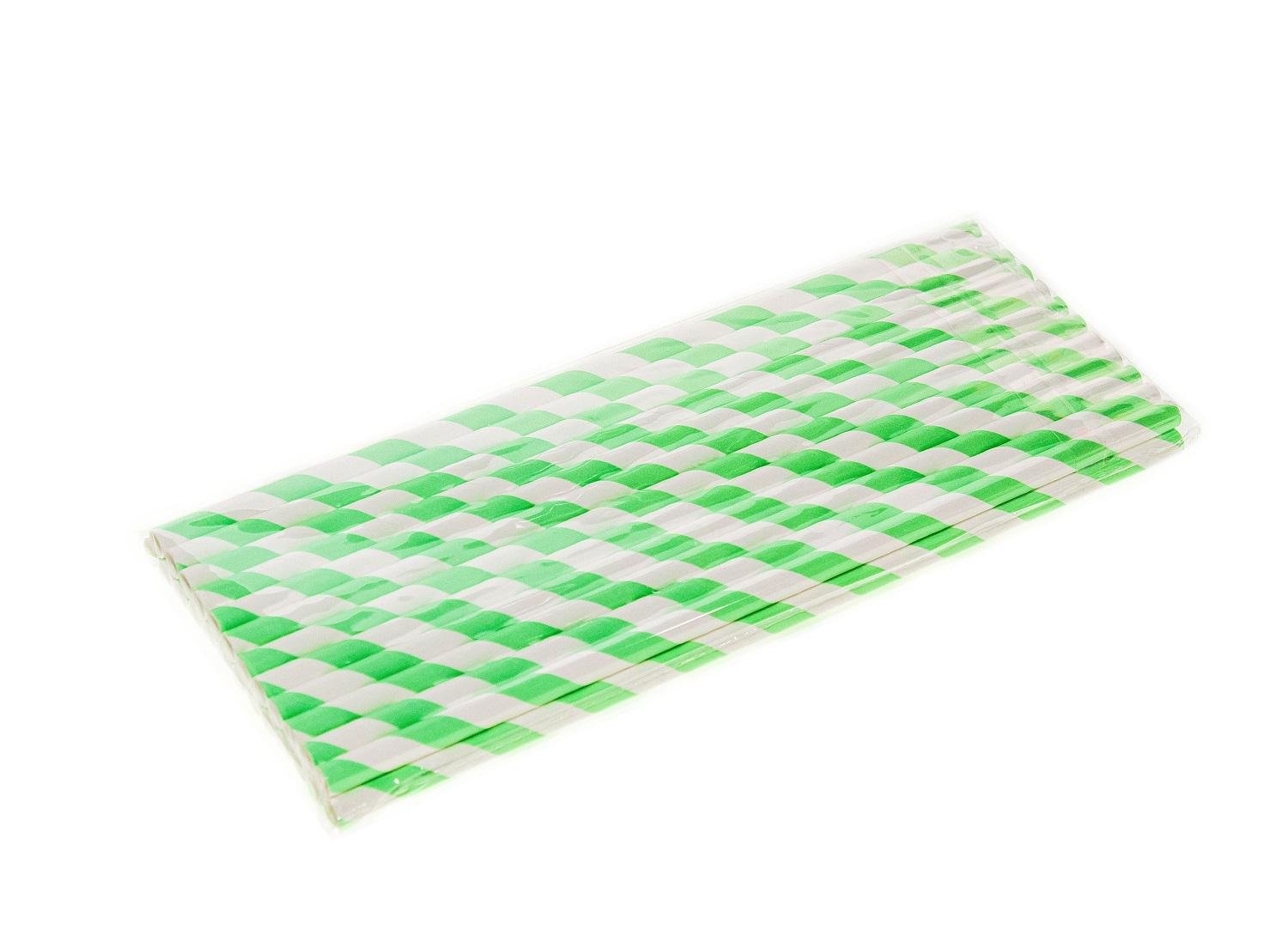 Трубочка для напитков One Chef Диагональ бумажная 8 цветов 200 мм d 6 мм 25 шт. в уп. (51924) - фото 7