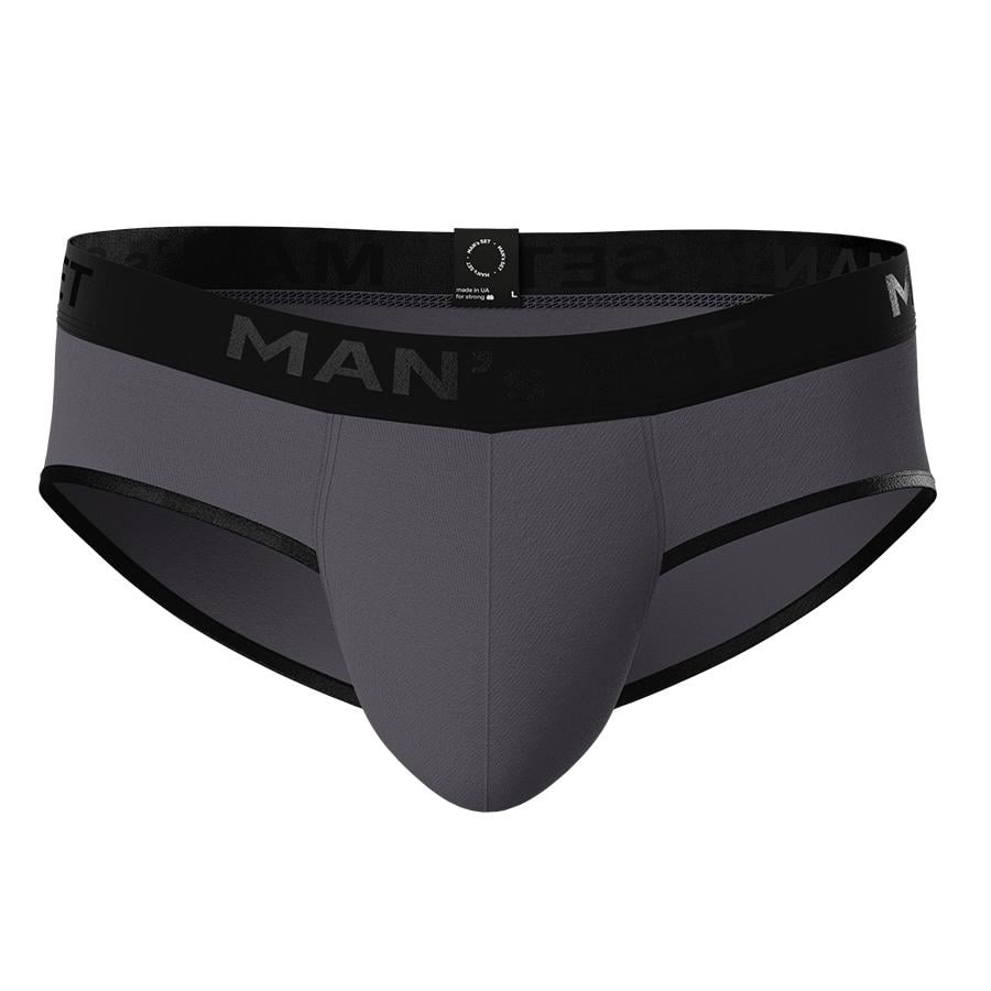 Сліпи чоловічі анатомічні з бавовни MAN's SET Anatomic Slips Black Series BS190-10 M Графітовий Сліпи чоловічі анатомічні з бавовни MAN's SET Anatomic Slips Black Series BS190-10 M Графітовий
