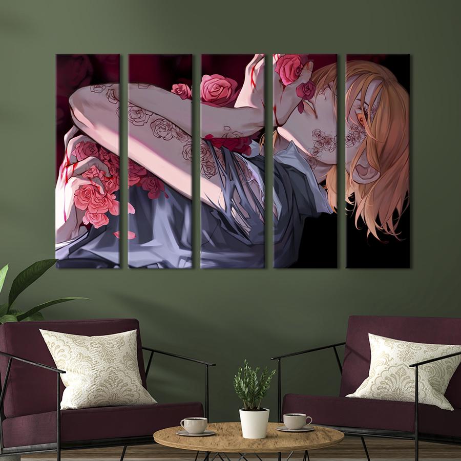 Картина на холсте Девушка-маг Нобара Кугисаки 87x50 см (1447-51)