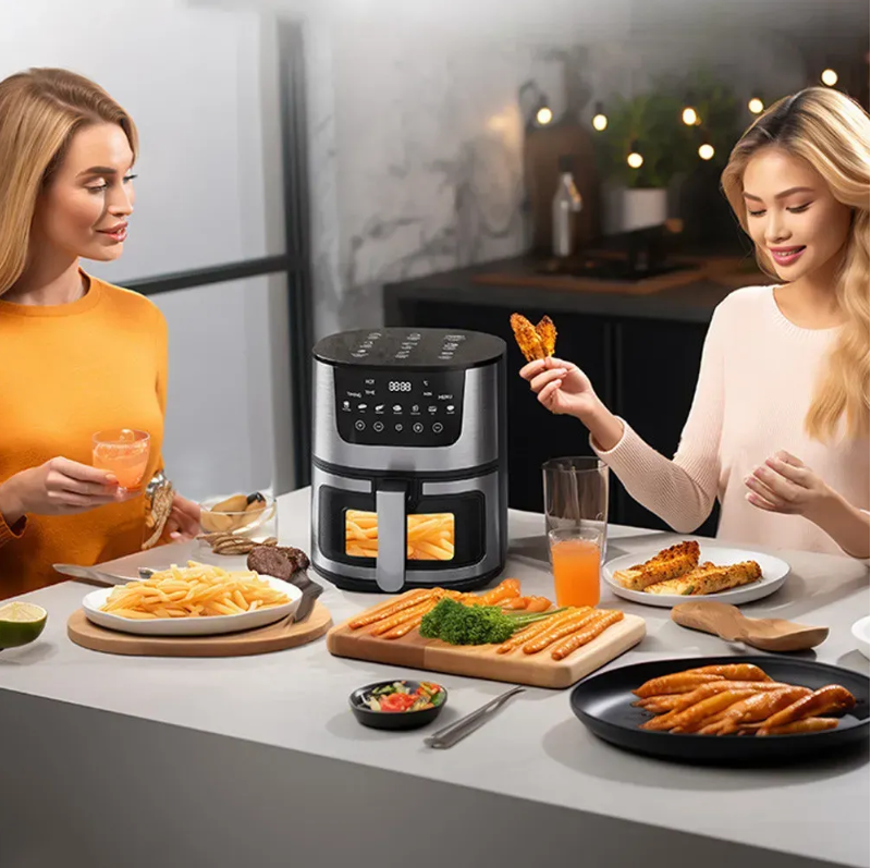 Фритюрниця Zepline безмасляна з таймером сенсорна 8 л 4200 Вт - фото 10 Фритюрниця Zepline безмасляна з таймером сенсорна 8 л 4200 Вт - фото 10