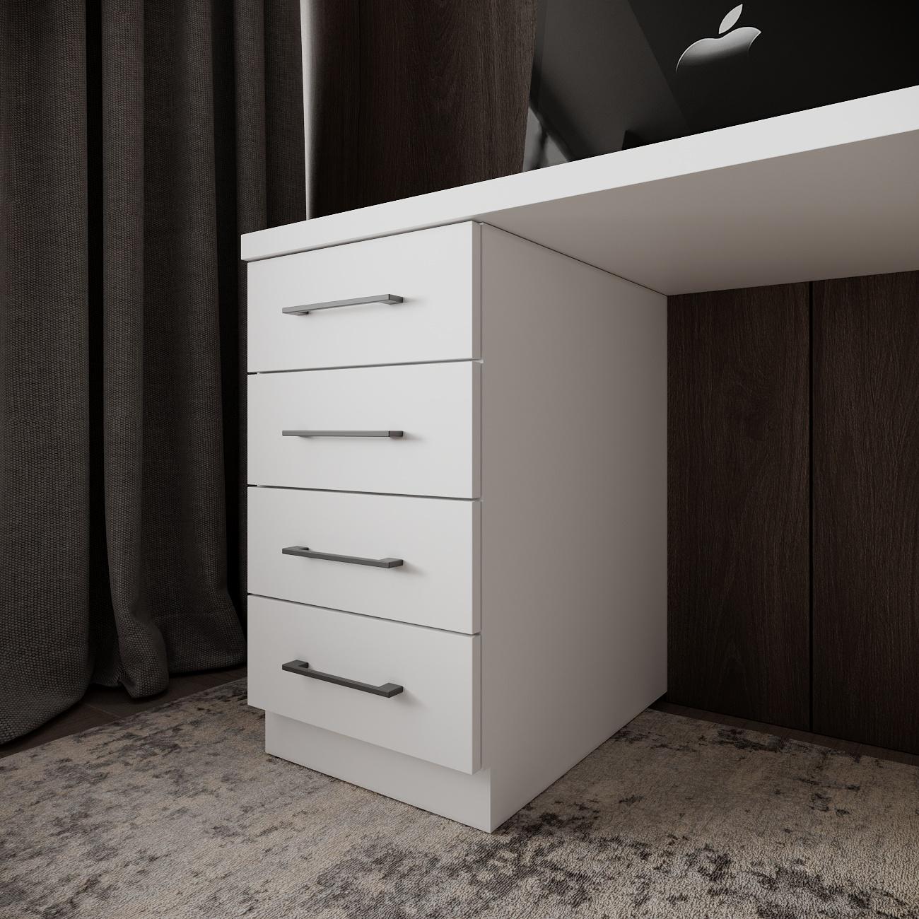 Комп'ютерний стіл Mebellini Торонто лофт 1200x600x770 мм Білий (арт.SKEP1000-190) - фото 6 Комп'ютерний стіл Mebellini Торонто лофт 1200x600x770 мм Білий (арт.SKEP1000-190) - фото 6