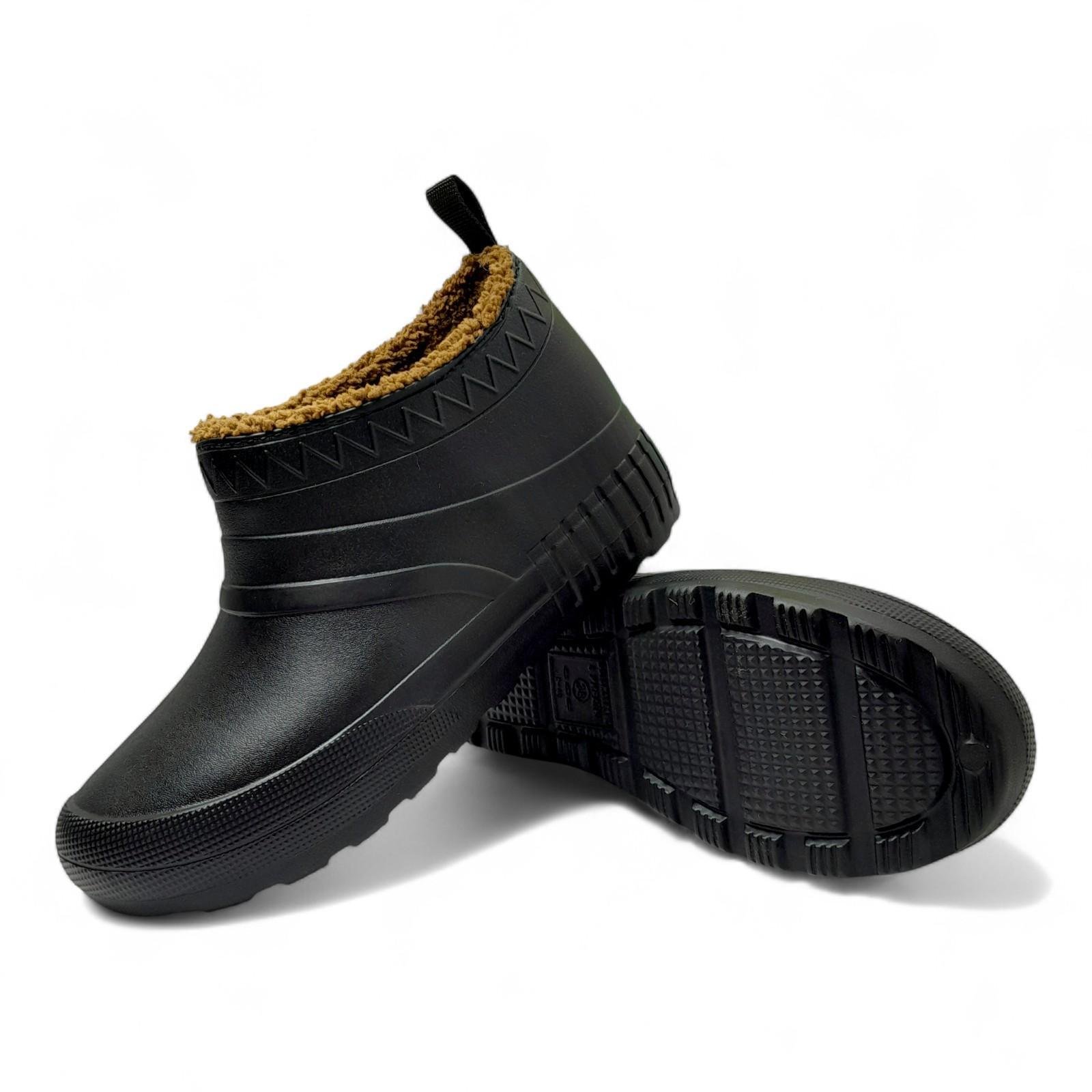 Галоши женские высокие утепленные GIPANIS р. 38 24,5 см Черный (2807724527) - фото 7