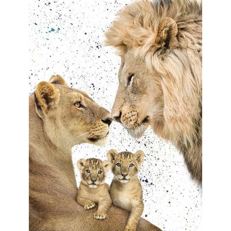 Алмазная мозаика Strateg Королевская семья без подрамника 40х50 см (GC86123)