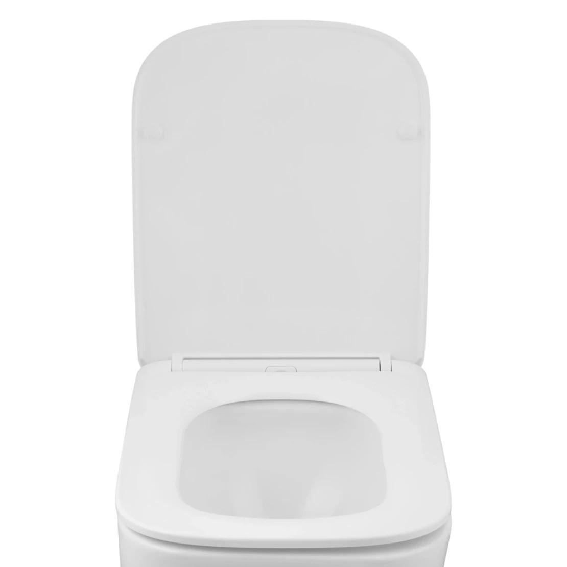 Унитаз подвесной Kroner Eifel WHI483429 Tornado безобедочный с сиденьем Slim Duroplast 300х346 мм Белый (KE483429WHIT) - фото 6 Унитаз подвесной Kroner Eifel WHI483429 Tornado безобедочный с сиденьем Slim Duroplast 300х346 мм Белый (KE483429WHIT) - фото 6