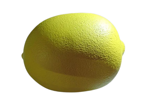 Пенопластовый муляж лимон 50 см крашеный (079887)