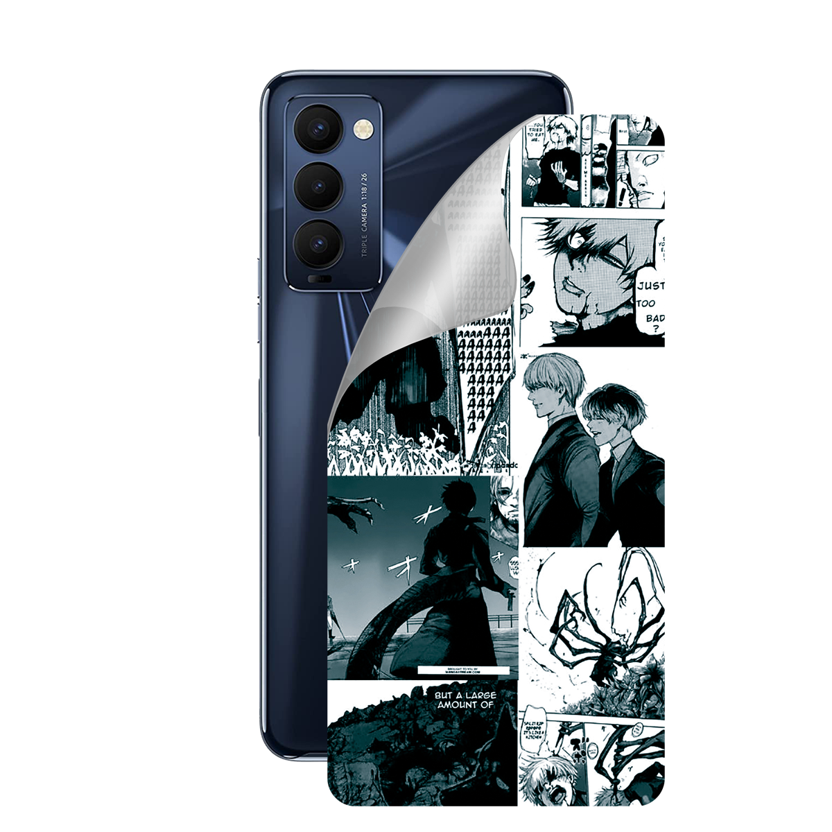 Полиуретановая пленка для Tecno Camon 18P серии Print Armor