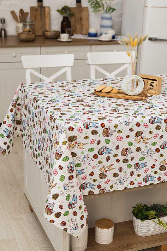 Скатертина на стіл водовідштовхувальна Великодня Носи Своє 1,50x1,80 м (90099) Скатертина на стіл водовідштовхувальна Великодня Носи Своє 1,50x1,80 м (90099)