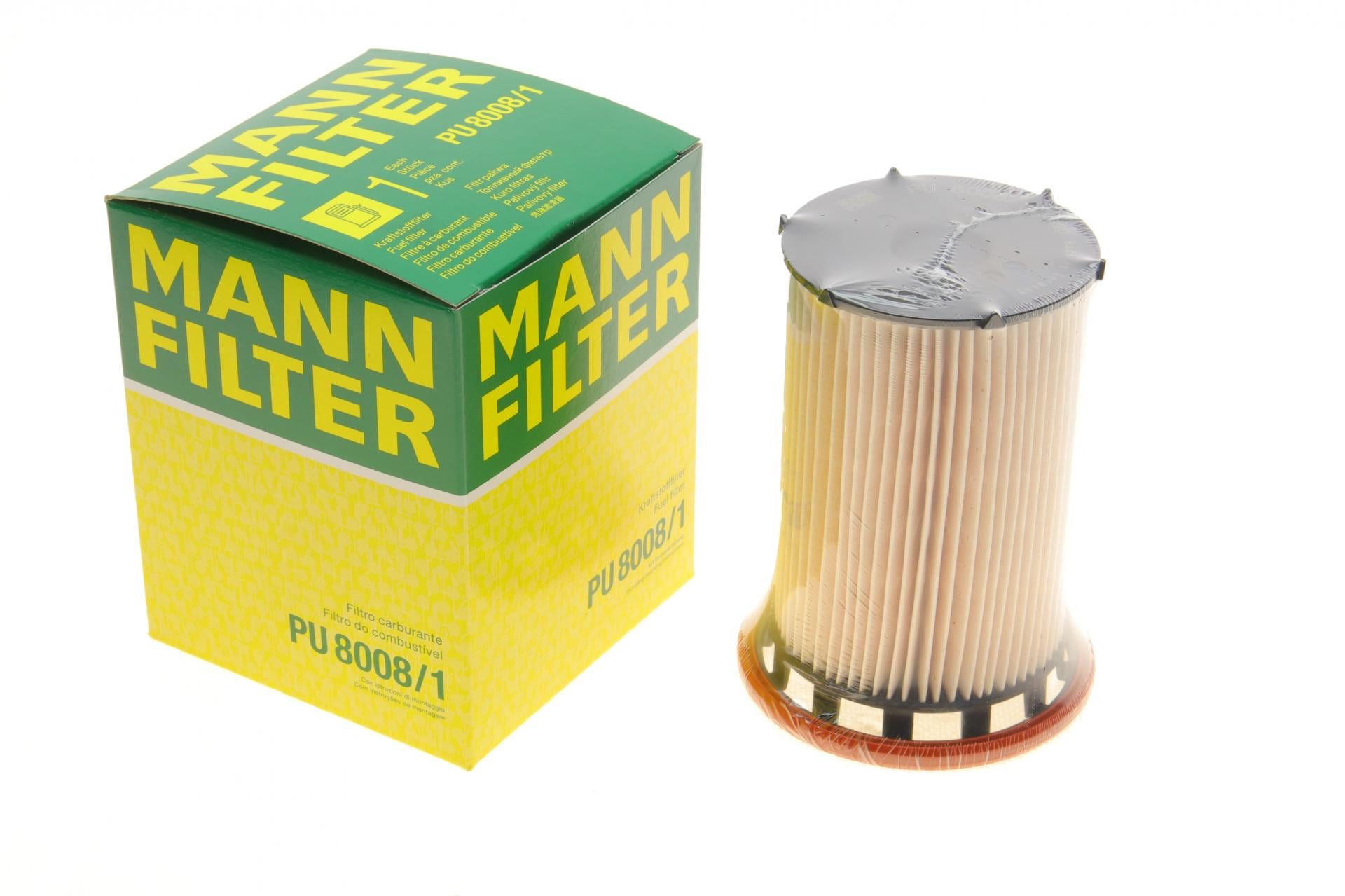 Фильтр топливный Mann-Filter для VW Tiguan 2,0TDI 12- (PU 8008/1)