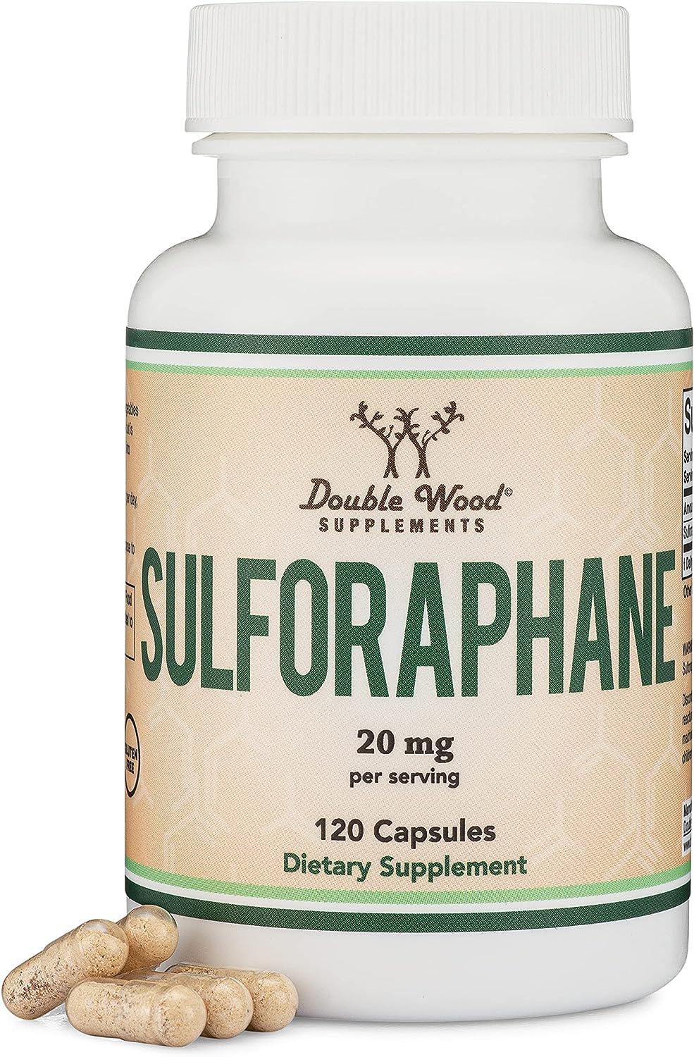 Сульфорафан Double Wood Supplements Sulforaphane 20 mg 120 capsules