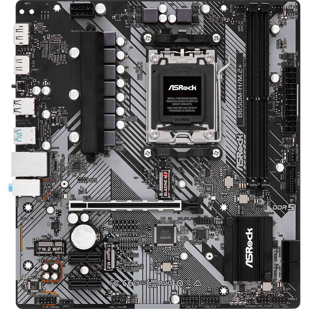 Материнська плата ASRock B650M-H/M.2+ (13103569)