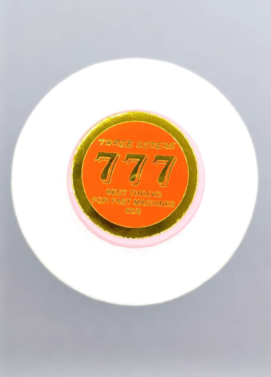 Нитки швейные 777 №40/2 5000 ярд Белый