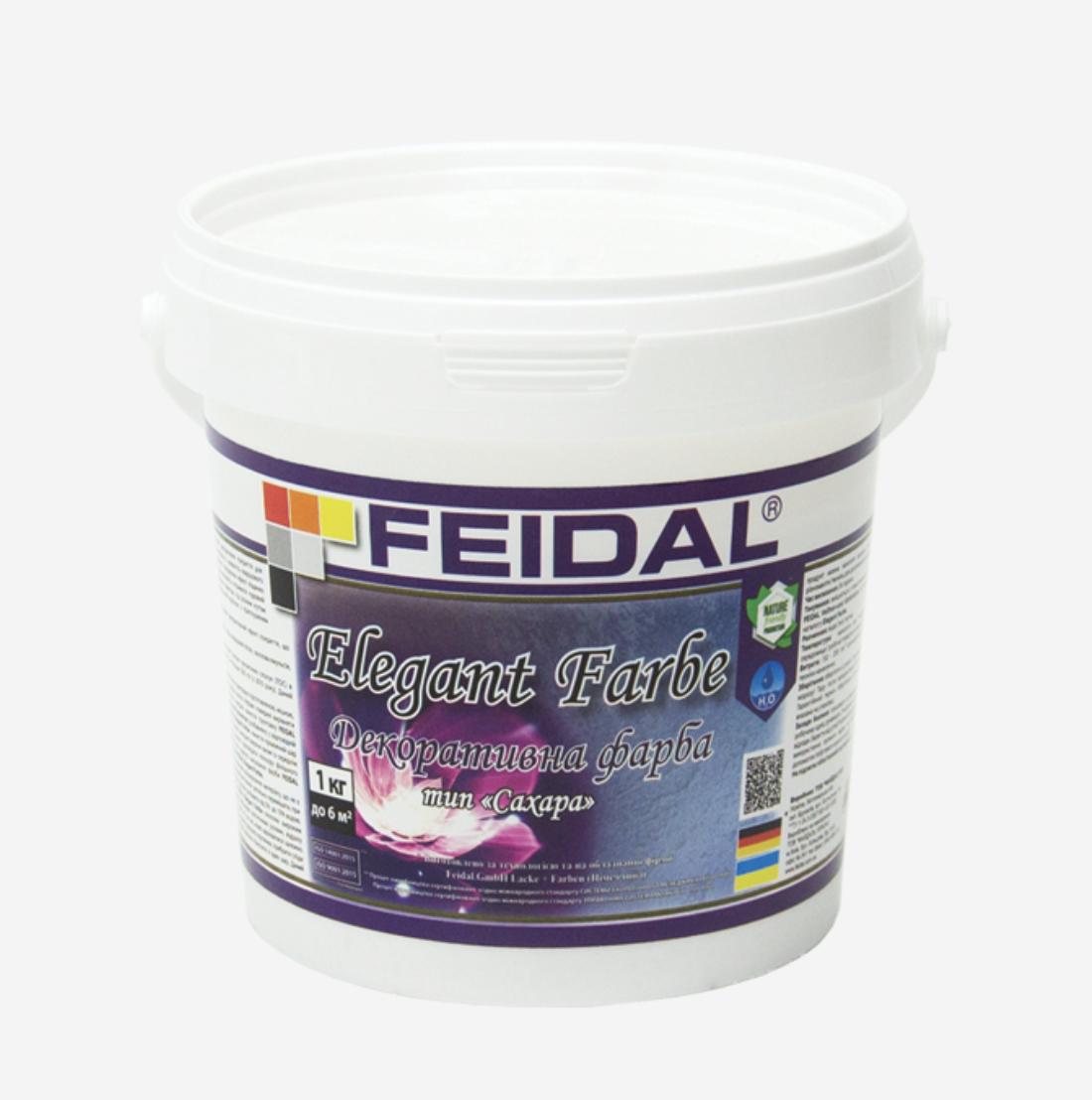 Краска декоративная Feidal Elegant Farbe 1 кг Белый (27582084)