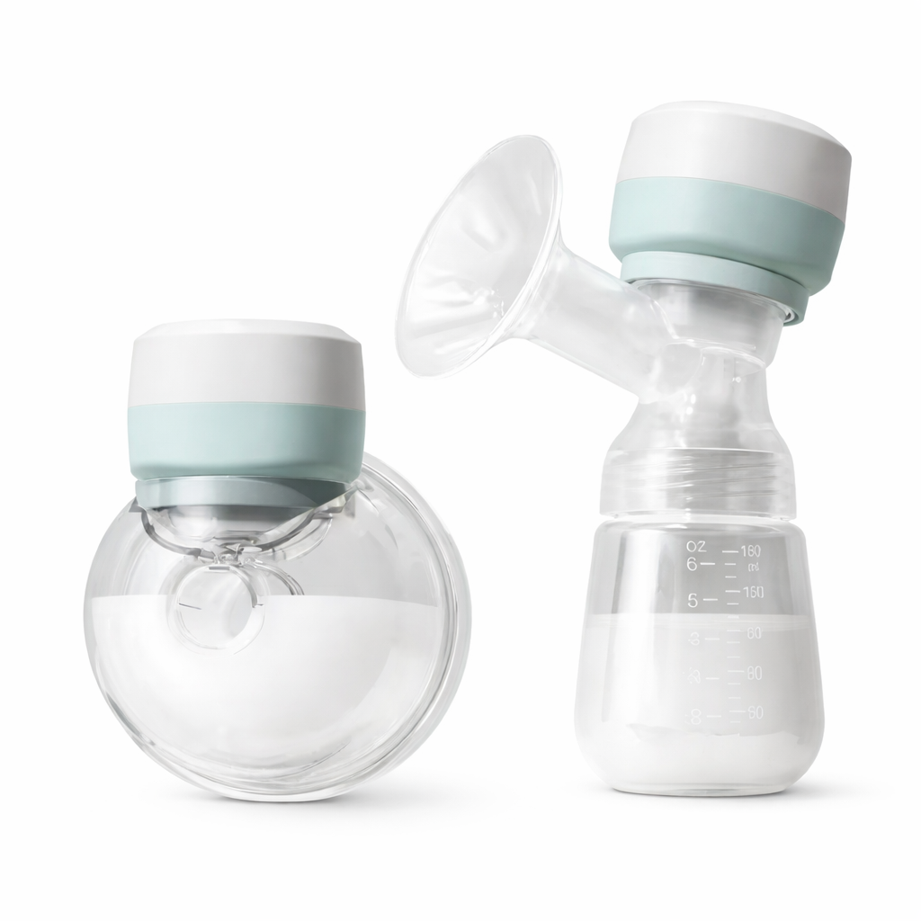 Молокоотсос электрический 2в1 для удобного сцеживания и стимуляции лактации Белый (1770971729609)