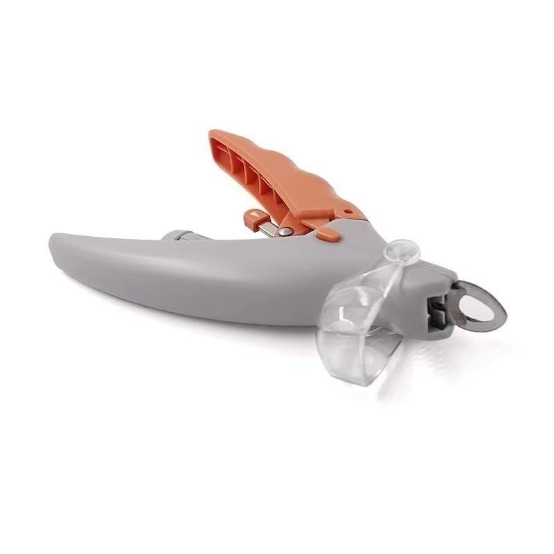 Когтерез для кошек и собак PFCS-A с подсветкой Серо-оранжевый (2091) - фото 2