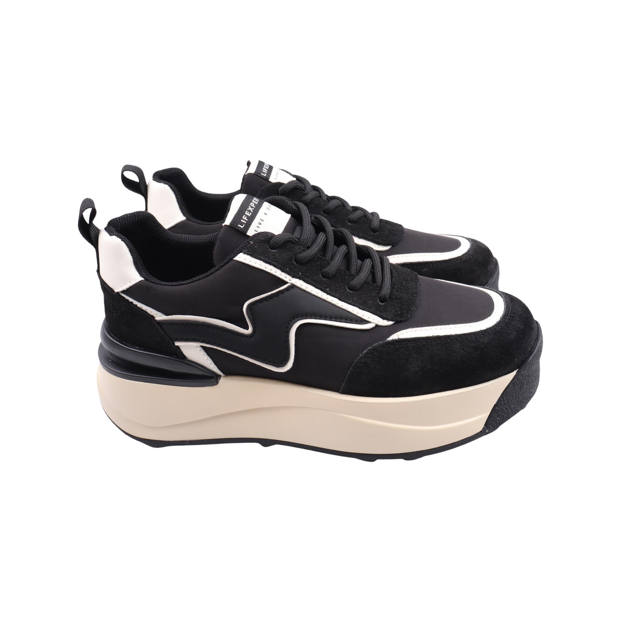 Кроссовки женские Li Fexpert из текстиля р. 36 Черный (1237-23DK)