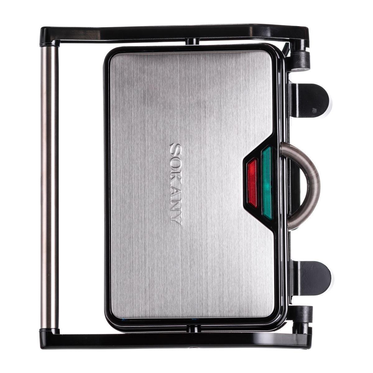 Электрогриль прижимной Sokany SK-223 с антипригарным покрытием 850 Вт (7401) - фото 10 Электрогриль прижимной Sokany SK-223 с антипригарным покрытием 850 Вт (7401) - фото 10