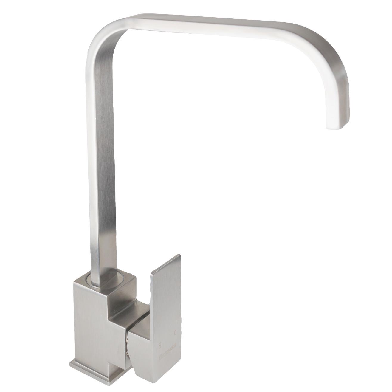 Смеситель для кухни Platinum Germece 8113 HDF PLS-A29391 однорычажный Сатин (151381)