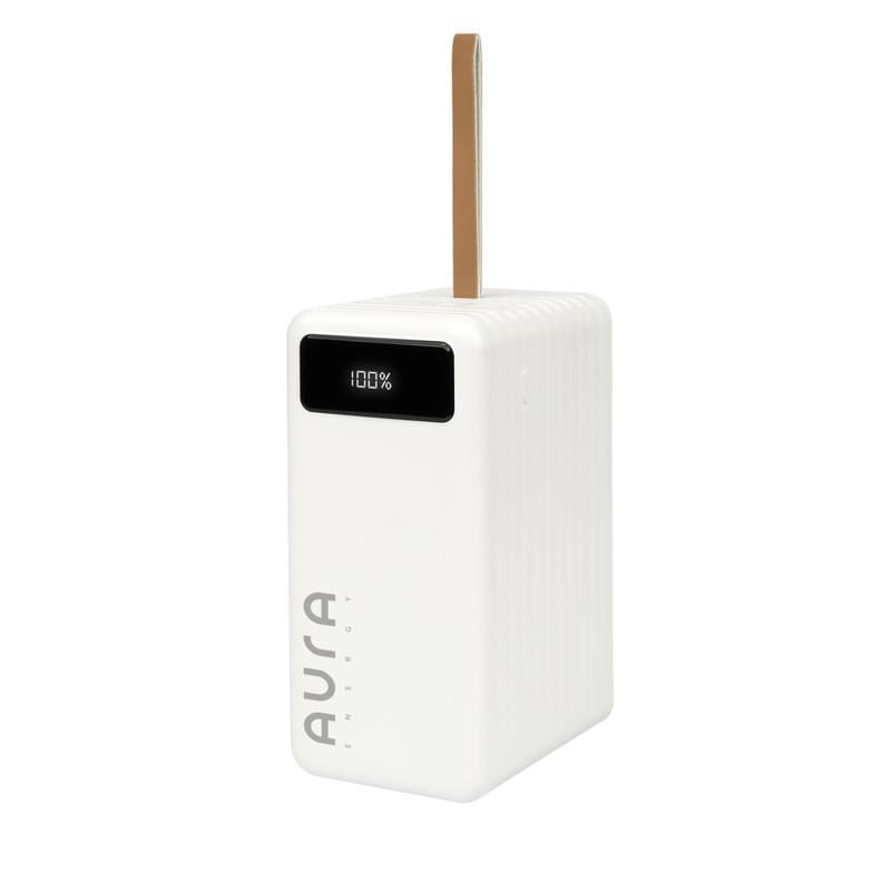 Повербанк Aura NRG-P120 120000 mAh 22,5W White (PBANRG-P120W)