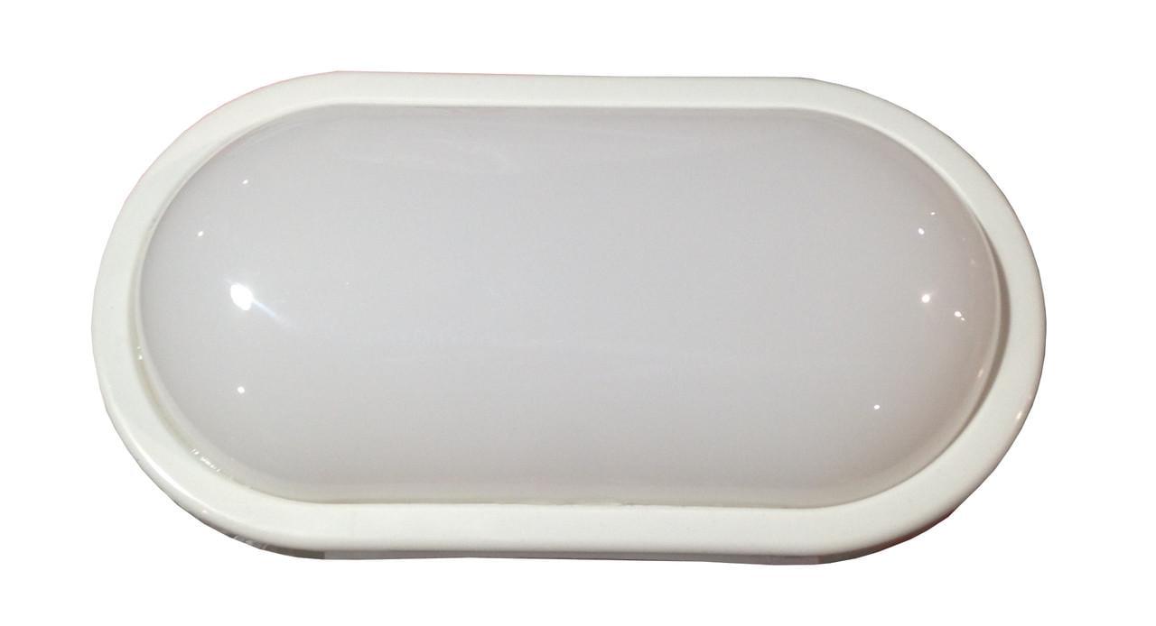Влагозащищенный LED светильник для ЖКХ LUMANO овал 8W 6000K IP54