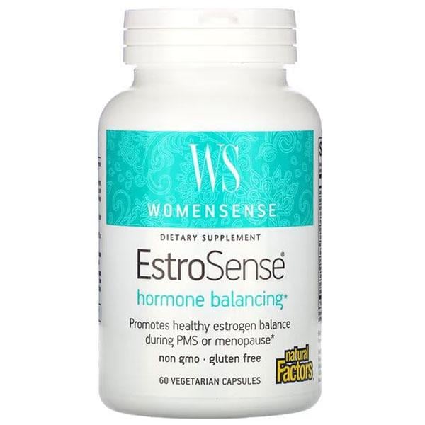 Комплекс для профілактики гормонального балансу Natural Factors WomenSense Estro Sense Hormone Balancing 60 вег. капс. (000027074)