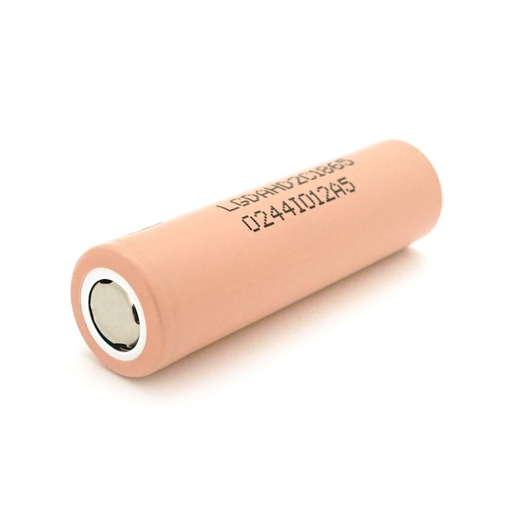 Акумулятор 18650 Li-Ion LG LGDAHD2C1865 2100mAh 25A 4,2/3,7/2,5V BEIGE PVC BOX 2 шт. в упаковці (33641)