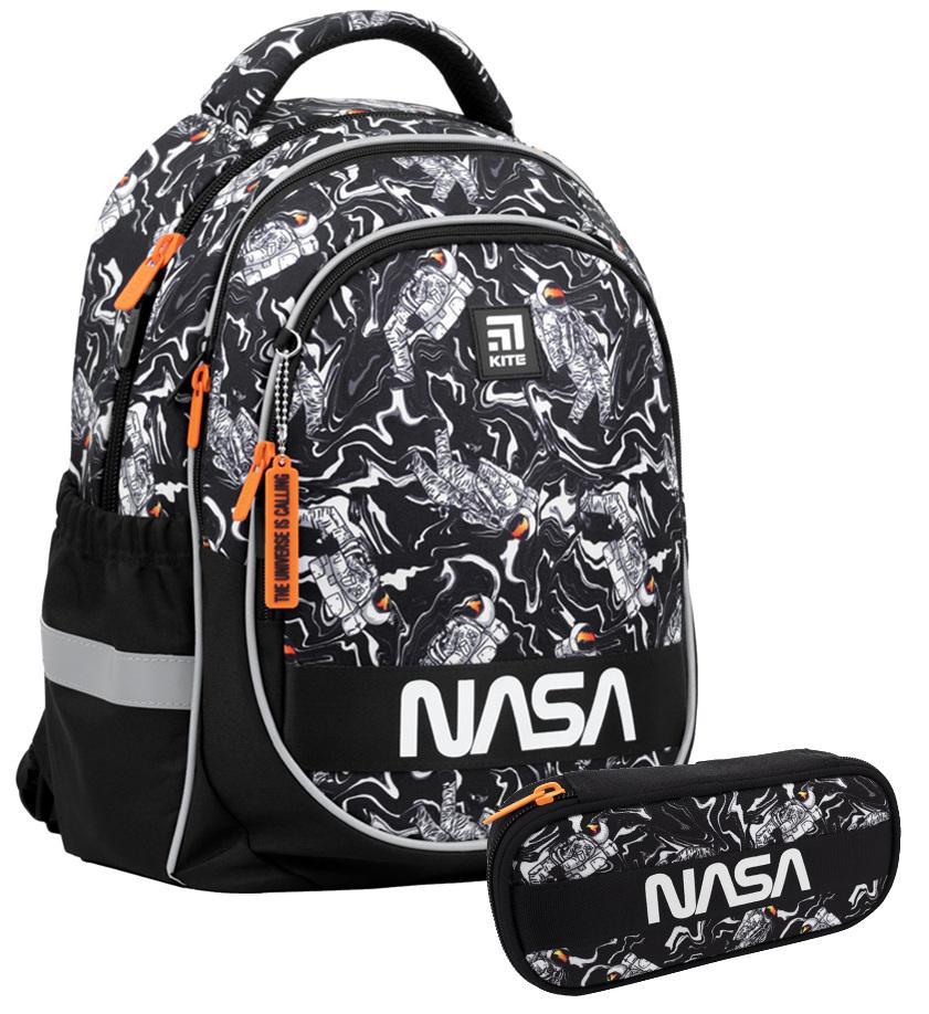 Набор школьный рюкзак Kite Education NASA и пенал (202189)