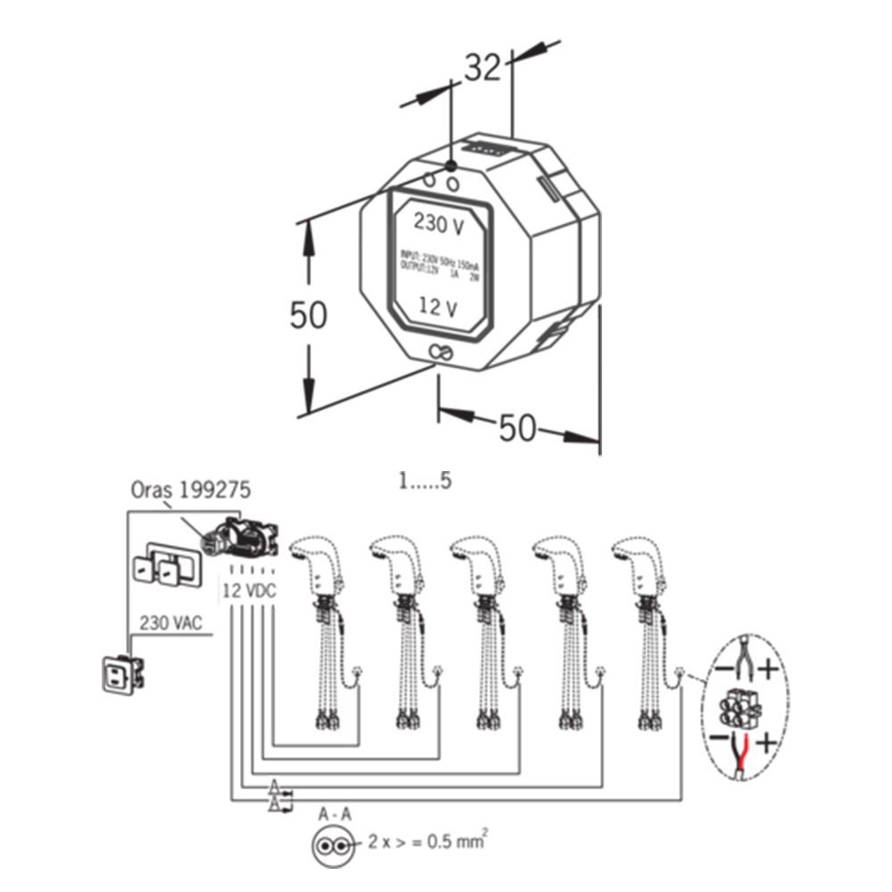 Трансформатор Oras Electra 199 275 - фото 2