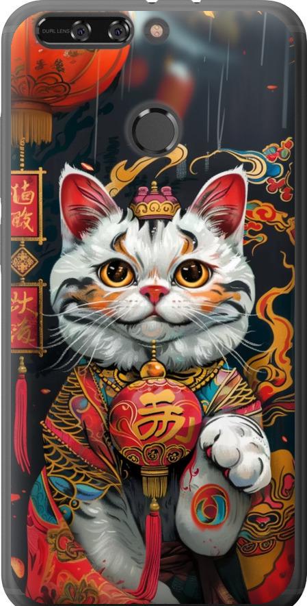 Чехол на Huawei Honor V9 / Honor 8 Pro China Cat v2 (6135u-1246-42517) Чехол на Huawei Honor V9 / Honor 8 Pro China Cat v2 (6135u-1246-42517)