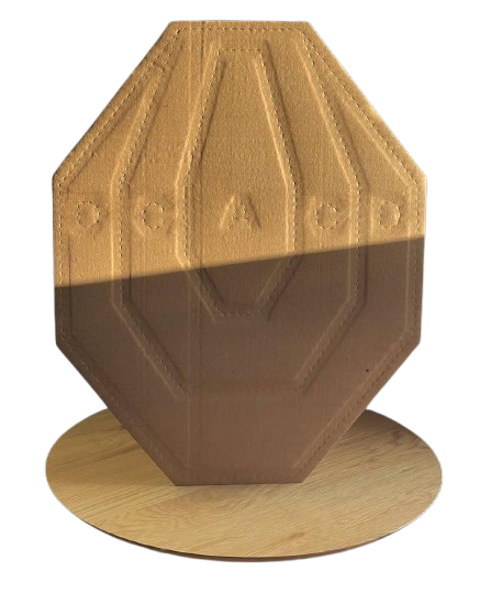 Мишень Классическая IPSC для стрельбы 46х58 см