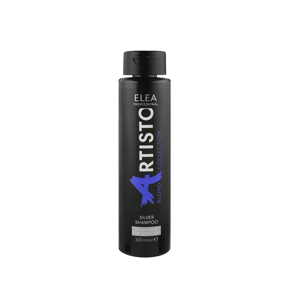 Шампунь для нейтралізації жовтизни Elea Profesional Artisto Silver Shampoo 300 мл (00050)
