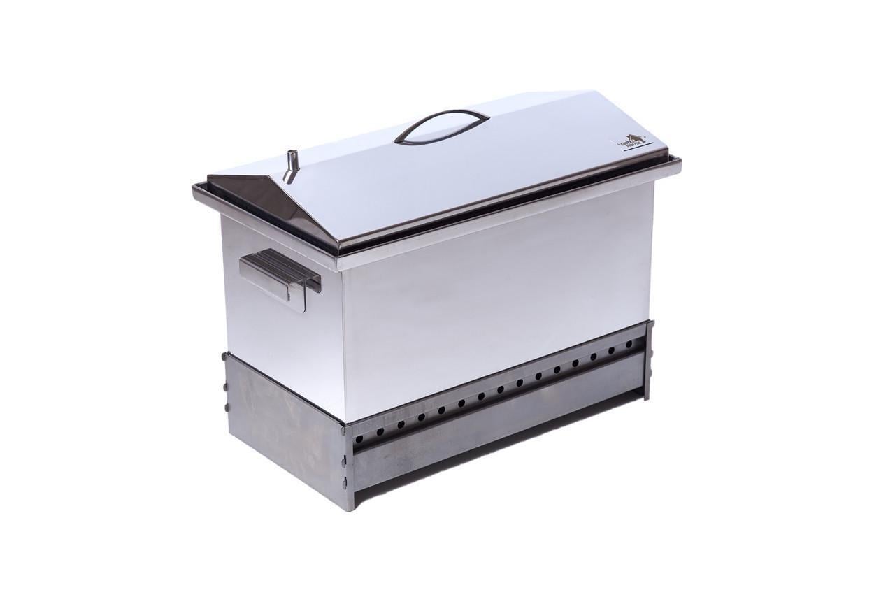 Коптильня из нержавейки Smoke House DeLuxe L с подставкой